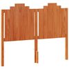 vidaXL Testiera Marrone Cera 135 cm in Legno Massello di Pino