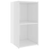 vidaXL Mobile Porta TV Bianco Lucido 72x35x36,5cm in Legno Multistrato