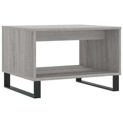 vidaXL Tavolino da Salotto Grigio Sonoma 60x50x40 cm Legno Multistrato