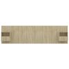 vidaXL Testiera Letto con Armadietti Legno Multistrato Rovere Sonoma