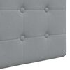vidaXL Testata appesa Grigio chiaro 150 x 55 x 5 cm Tessuto