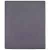 vidaXL Lenzuolo con Angoli Jersey Antracite 180x200 cm Cotone