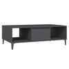 vidaXL Tavolino da Salotto Grigio 103,5x60x35 cm in Legno Multistrato