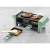 Bestron Piastra per Raclette AGR102G 350 W Nera e Verde