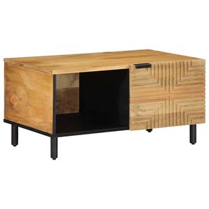 vidaXL Tavolino da Salotto Marrone 80x50x40 cm Legno Massello di Mango