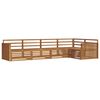 vidaXL Set di divani da esterno 5 pcs Naturale