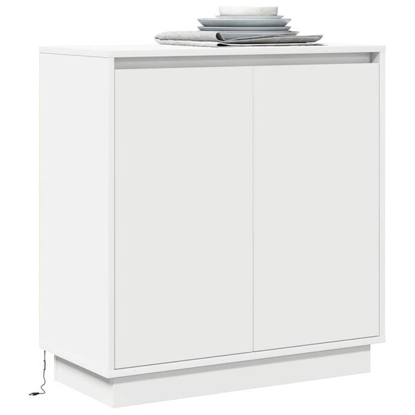 vidaXL Credenza con porta Bianco 71 x 34.5 x 75 cm Legno multistrato