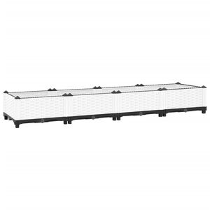 vidaXL Fioriera Rialzata 160x40x23 cm in Polipropilene