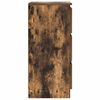 vidaXL Credenza Rovere Fumo 37,5x35x76 cm in Legno Multistrato