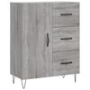 vidaXL Credenza Grigio Sonoma 69,5x34x90 cm in Legno Multistrato