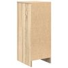 vidaXL Credenza Rovere Sonoma 29,5x34x76 cm in Legno Multistrato