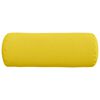 vidaXL Cuscini a rullo 2 pcs Giallo Chiaro Ø 25 x 70 cm Tessuto