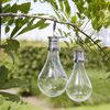 Luxform Luci LED Solari per Feste in Giardino 12 pz Trasparente 95220
