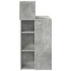 vidaXL Scrivania Grigio cemento 90 x 48 x 101,5 cm Legno multistrato