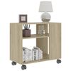vidaXL Tavolino da Salotto Rovere Sonoma 70x35x55 cm Legno Multistrato