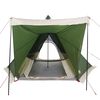 vidaXL Tenda Familiare Tipi per 6 Persone Verde Impermeabile