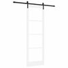 vidaXL Porta scorrevole ORKDAL Bianco e Nero 78 x 232 cm