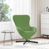 vidaXL Poltrona uovo Verde chiaro 63 x 73 x 90 cm Velluto