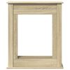 vidaXL Cornice per Camino Rovere Sonoma 75x20x87,5 cm in Truciolato