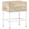 vidaXL Comodino 40x30x50 cm in Legno Massello di Mango