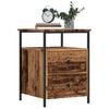 vidaXL Comodini Legno Antico 2 pz 44x45x60 cm in Legno Multistrato