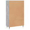 vidaXL Credenza Grigio Cemento 69,5x31x115 cm in Legno Multistrato