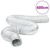 vidaXL Condotto di Ventilazione in Alluminio 6 m &Oslash;20 cm