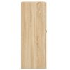 vidaXL Mobile a Parete Rovere Sonoma 69,5x34x90 cm Legno Multistrato