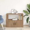 vidaXL Credenza rovere artigianale 80 x 30 x 60 cm Legno multistrato