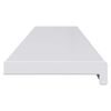 vidaXL Soglia della Finestra Bianco 120 x 20 x 4,5 cm PVC