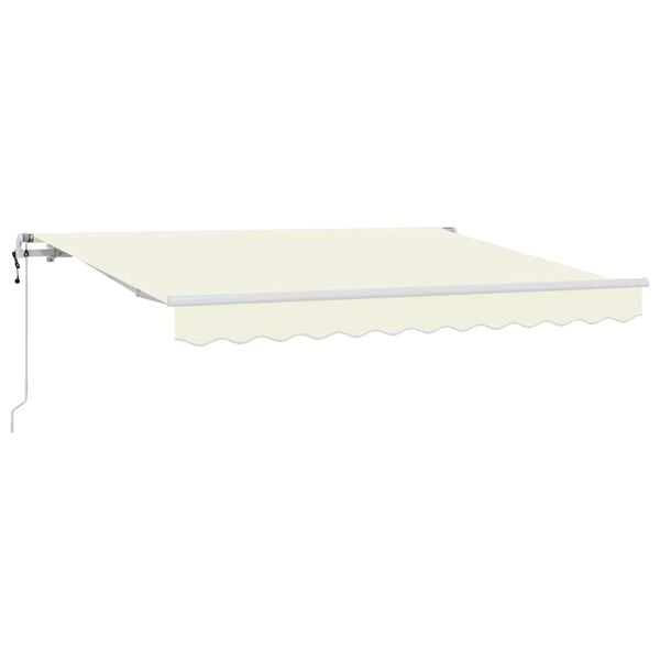 vidaXL Tenda Retrattile Crema 250 x 200 cm Poliestere e Alluminio