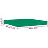 vidaXL Set Salotto Giardino con Cuscini Verdi 6 pz in Pino Impregnato