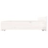 vidaXL Giroletto con Cassetti Bianco 150x200 cm King Size