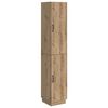 vidaXL Set di armadi 2 pcs Rovere Artigianale Legno ingegnerizzato