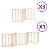 vidaXL Cancello per Cani Porta Pieghevole 15 Pannelli 750 cm in Pioppo