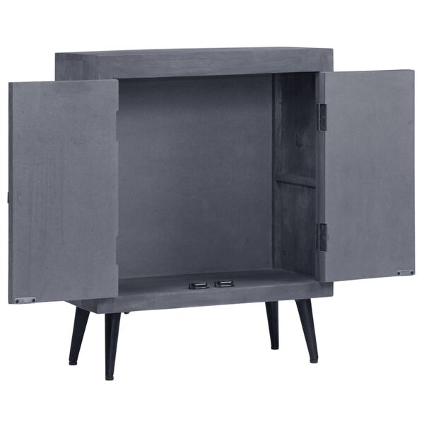 vidaXL Credenza in Legno Massello di Mango 60x30x76 cm