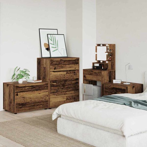 vidaXL Armadio Legno vecchio 80 x 48 x 57 cm Legno multistrato