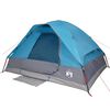 vidaXL Tenda da Campeggio a Cupola per 2 Persone Blu Impermeabile