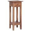 vidaXL Piedistallo per Piante 30x30x67 cm in Legno Massello di Mogano