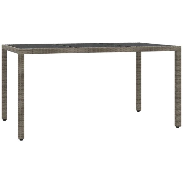 vidaXL Set da Pranzo da Giardino 7 pz con Cuscini in Polyrattan Grigio