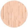vidaXL Piano per Tavolo &Oslash;70x2,5 cm Rotondo in Legno Massello di Faggio