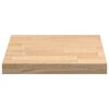 vidaXL Piano di Lavoro Cucina 40x63,5x4 cm Legno Massello Rovere