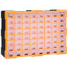 vidaXL Mobile Contenitore con 64 Cassetti 52x16x37,5 cm