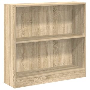 vidaXL Libreria Rovere Sonoma 80x24x75 cm in Legno Multistrato