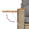 vidaXL Divano da Giardino con Cuscini a 2 Posti Beige in Polyrattan