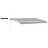 vidaXL Tettuccio Elettrico Retrattile Grigio chiaro e bianco 3 x 2,5 m