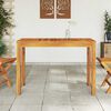 vidaXL Tavolo da Pranzo da Giardino 110x55x75 cm Legno Massello Acacia