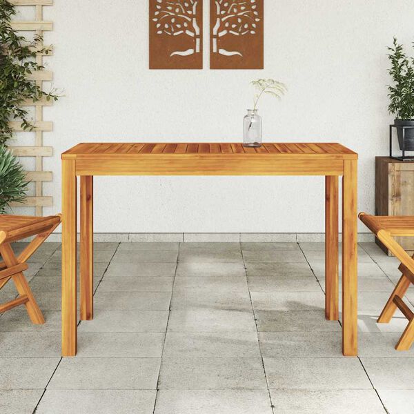 vidaXL Tavolo da Pranzo da Giardino 110x55x75 cm Legno Massello Acacia