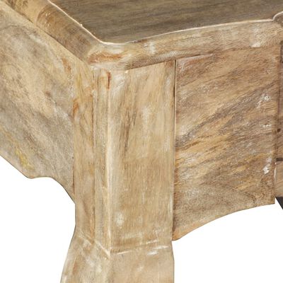 vidaXL Tavolino Consolle in Legno Massello di Mango 120x50x80 cm