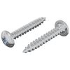 vidaXL Viti in Legno 2 pz Argento M4 x 25 mm Acciaio